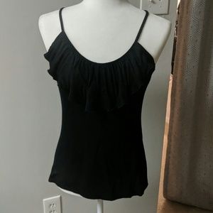 Ruffled Spaghetti Strap Blouse